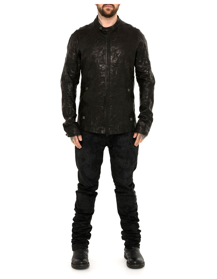 ISAAC SELLAM EXPERIENCE MUSCULAIRE LAMBSKIN JACKET