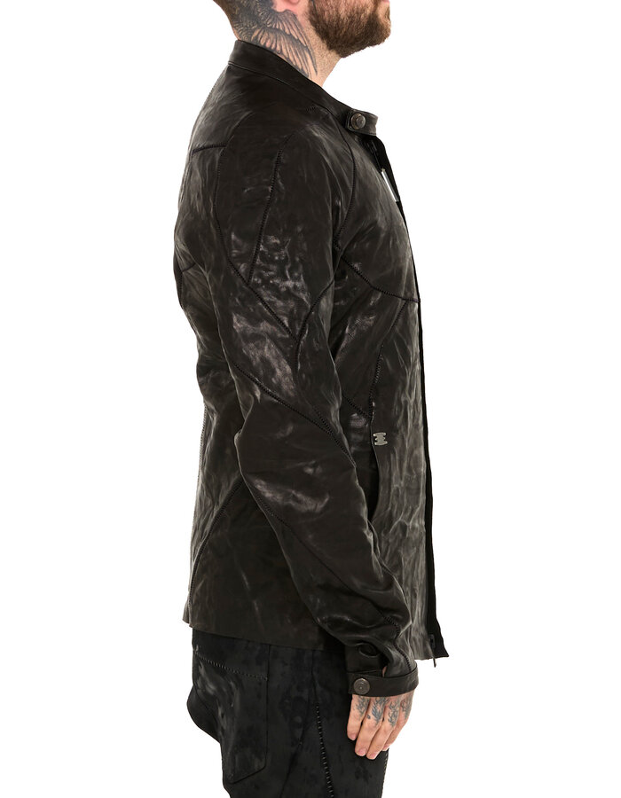 ISAAC SELLAM EXPERIENCE MUSCULAIRE LAMBSKIN JACKET