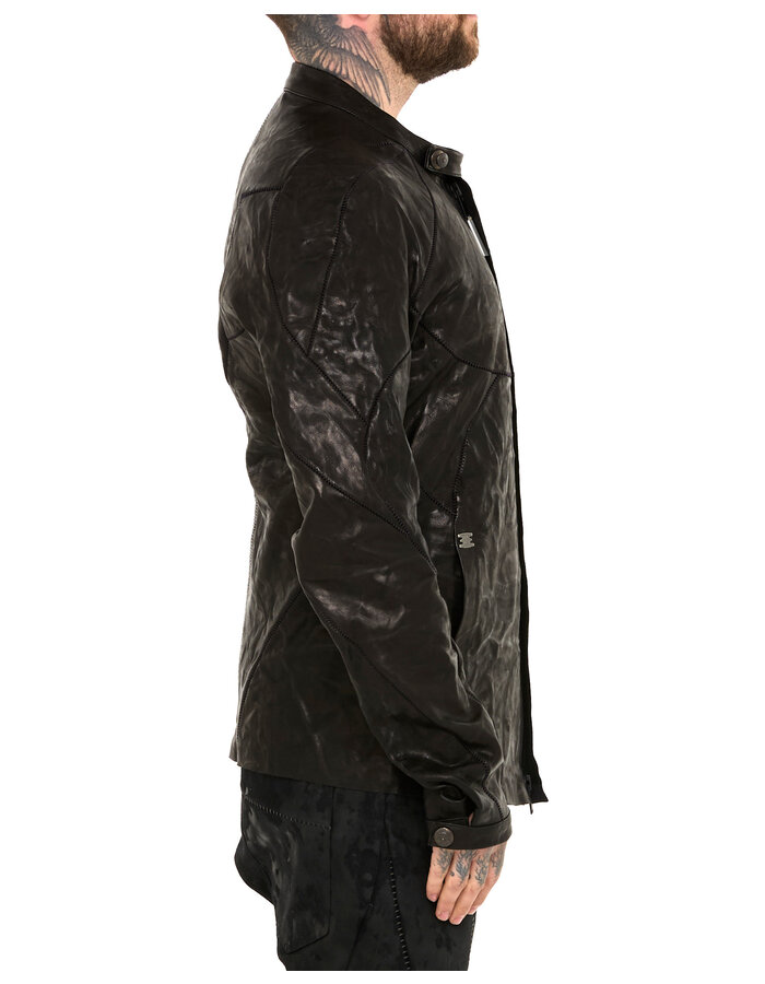 ISAAC SELLAM EXPERIENCE MUSCULAIRE LAMBSKIN JACKET