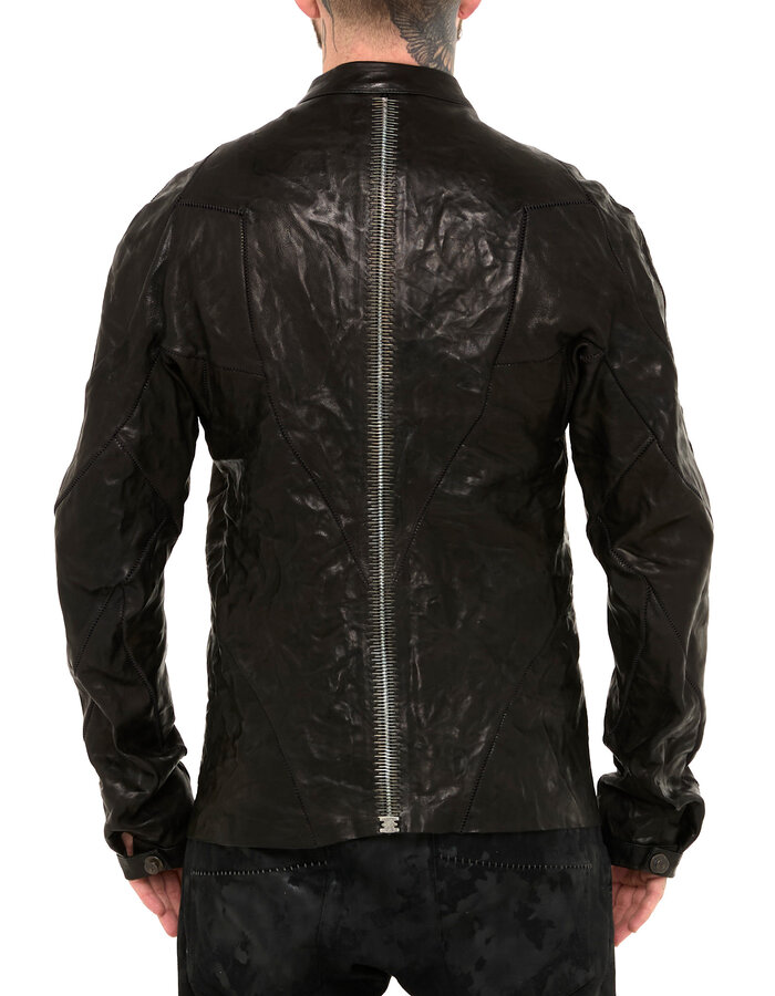 ISAAC SELLAM EXPERIENCE MUSCULAIRE LAMBSKIN JACKET
