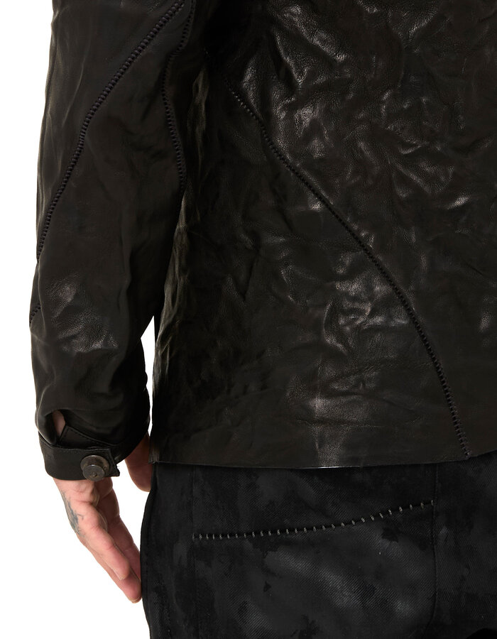 ISAAC SELLAM EXPERIENCE MUSCULAIRE LAMBSKIN JACKET