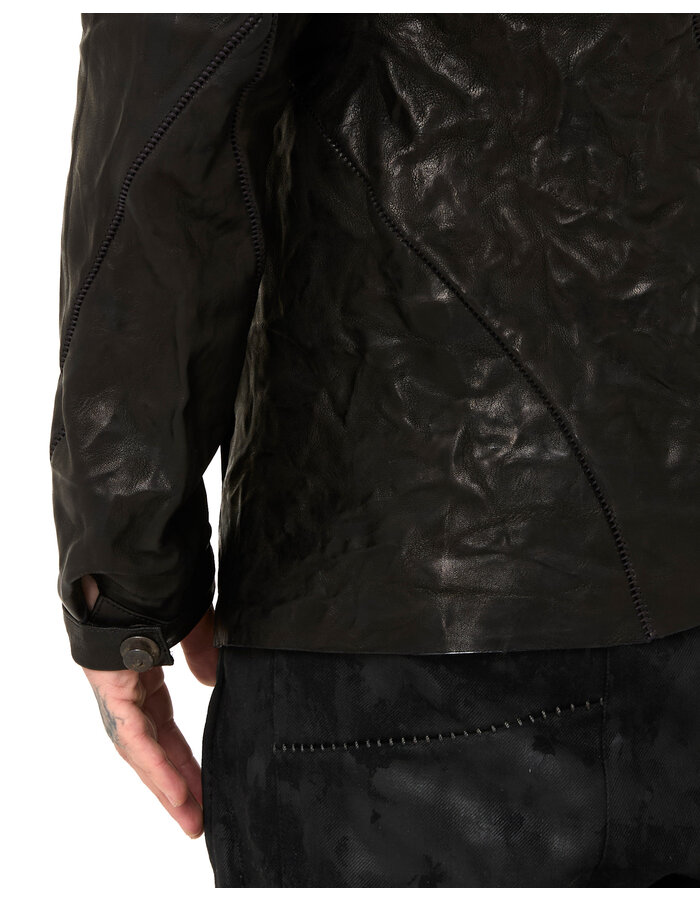 ISAAC SELLAM EXPERIENCE MUSCULAIRE LAMBSKIN JACKET