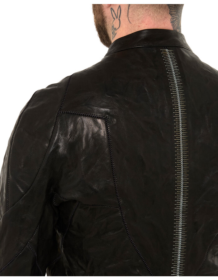 ISAAC SELLAM EXPERIENCE MUSCULAIRE LAMBSKIN JACKET
