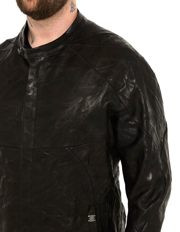ISAAC SELLAM EXPERIENCE MUSCULAIRE LAMBSKIN JACKET