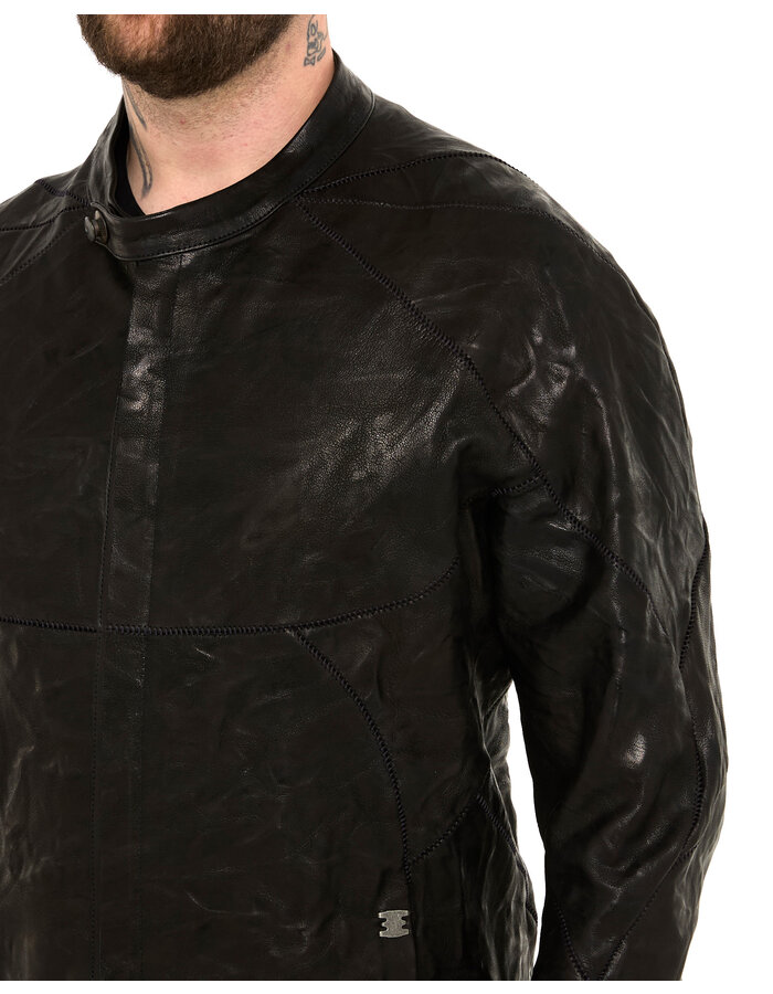 ISAAC SELLAM EXPERIENCE MUSCULAIRE LAMBSKIN JACKET