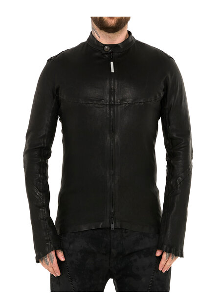 ISAAC SELLAM EXPERIENCE INFLEXIBLE STRETCH LEATHER JACKET