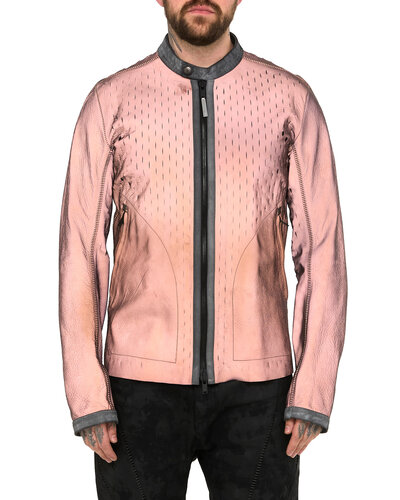 Syderal Reflective Leather Jacket by Isaac Sellam | Shop