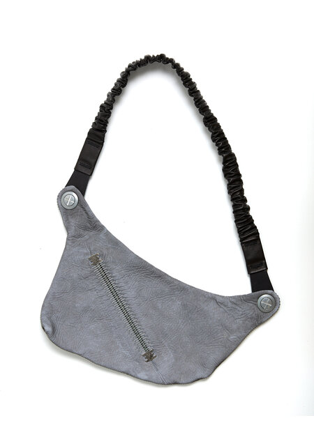 ISAAC SELLAM EXPERIENCE PASSAGER LAMBSKIN CROSS-BODY BAG - REFLECTIVE