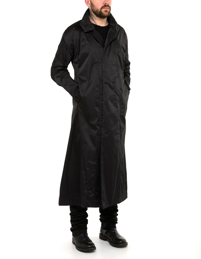 LEON EMANUEL BLANCK DISTORTION MAC COAT - TOTOTECH