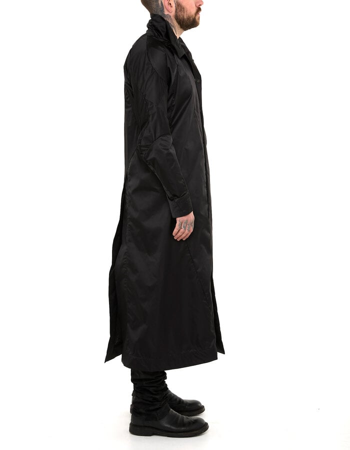 LEON EMANUEL BLANCK DISTORTION MAC COAT - TOTOTECH
