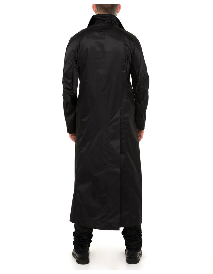 LEON EMANUEL BLANCK DISTORTION MAC COAT - TOTOTECH