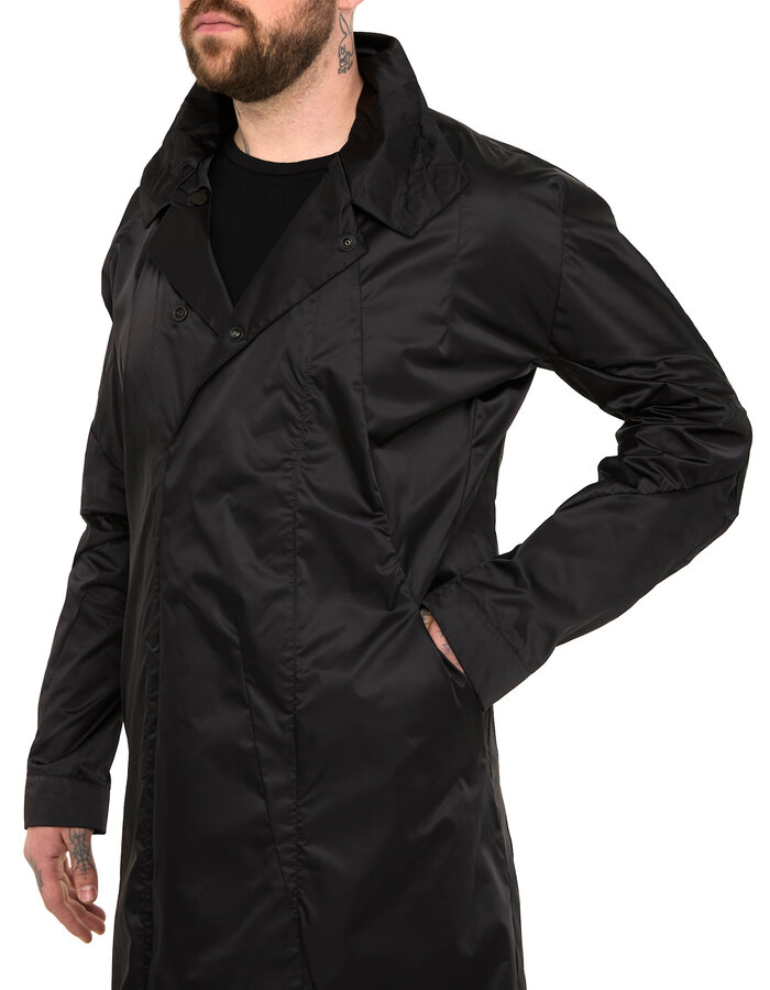 LEON EMANUEL BLANCK DISTORTION MAC COAT - TOTOTECH