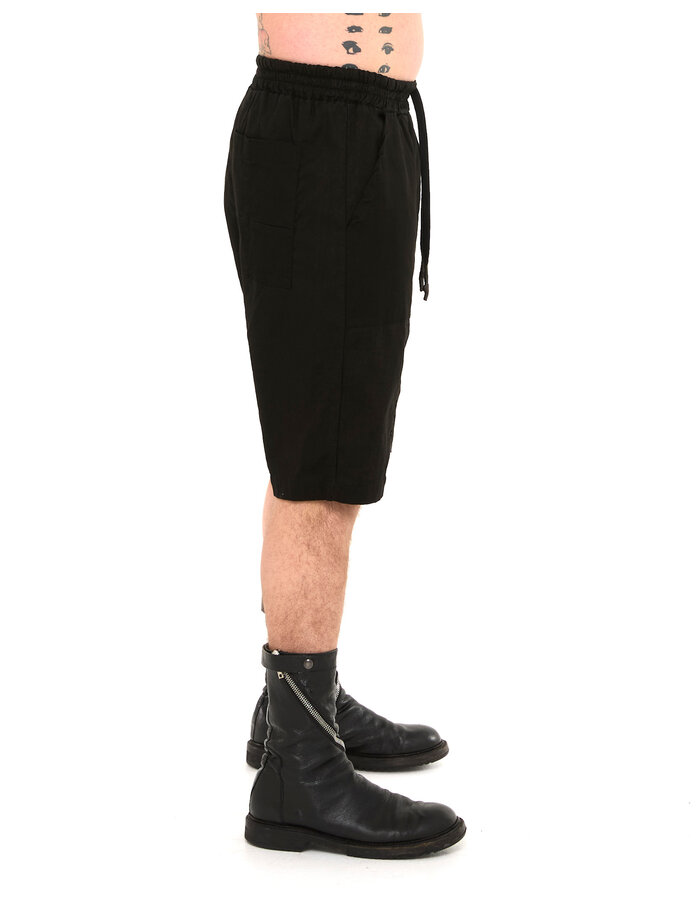 MD75 PATCH POCKET LINEN SHORT