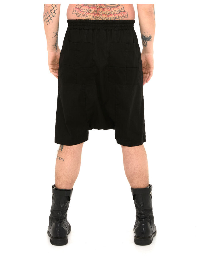 MD75 PATCH POCKET LINEN SHORT