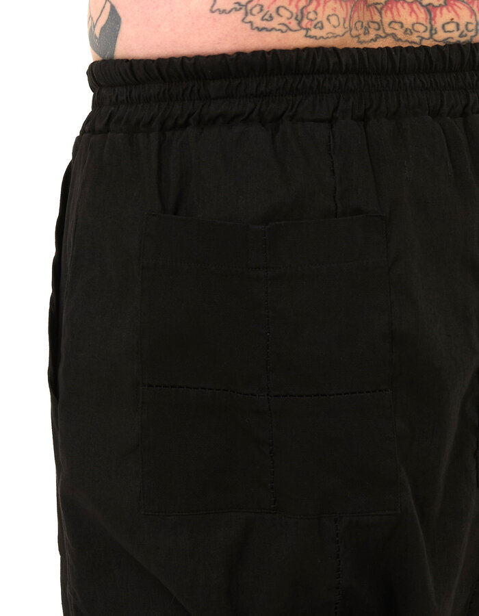 MD75 PATCH POCKET LINEN SHORT