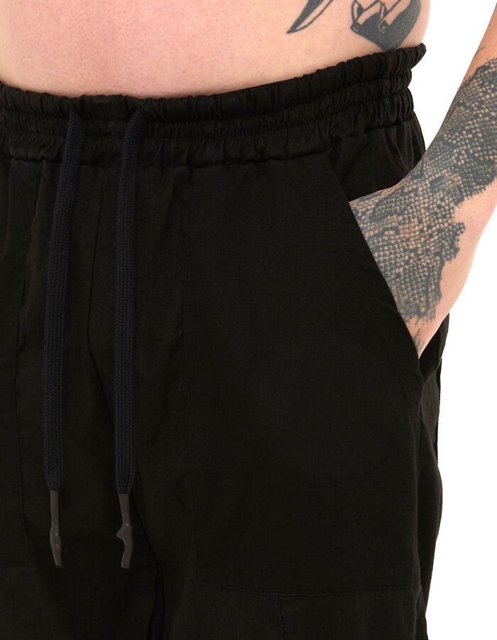 MD75 PATCH POCKET LINEN SHORT