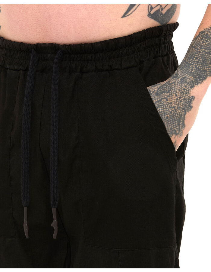 MD75 PATCH POCKET LINEN SHORT