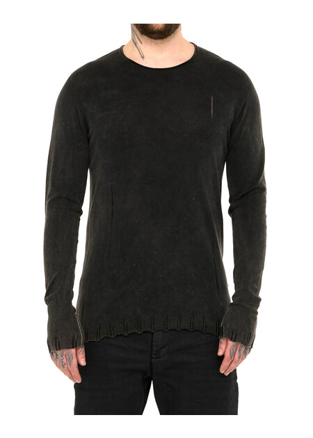 MD75 BLACK STONE DYE LIGHT KNIT LONGSLEEVE
