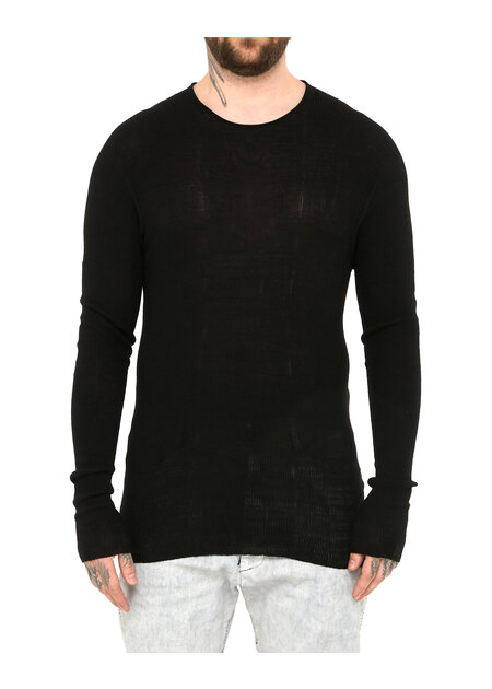 MD75 TEXTURED LIGHT KNIT COTTON LONGSLEEVE