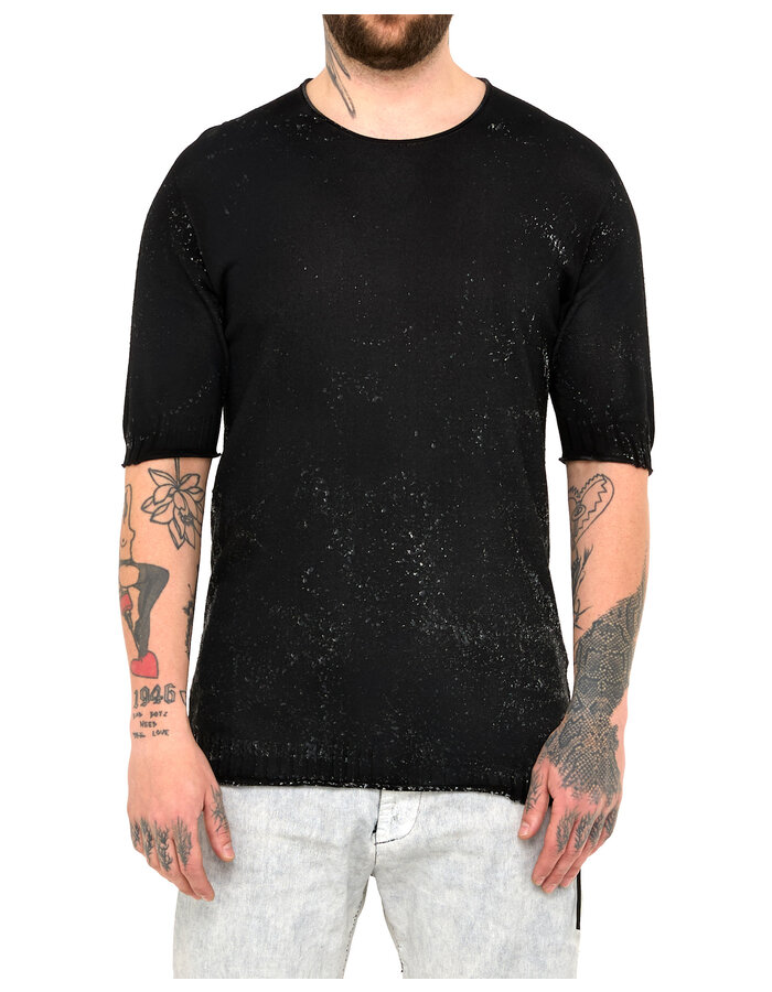 MD75 SILICONE TEXTURED KNIT T-SHIRT