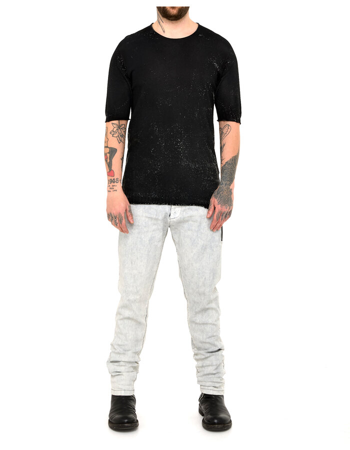 MD75 SILICONE TEXTURED KNIT T-SHIRT