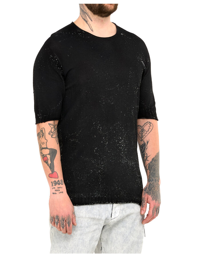 MD75 SILICONE TEXTURED KNIT T-SHIRT