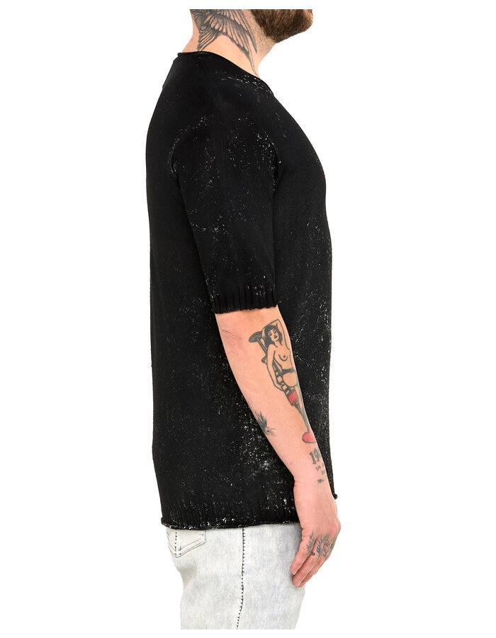 MD75 SILICONE TEXTURED KNIT T-SHIRT