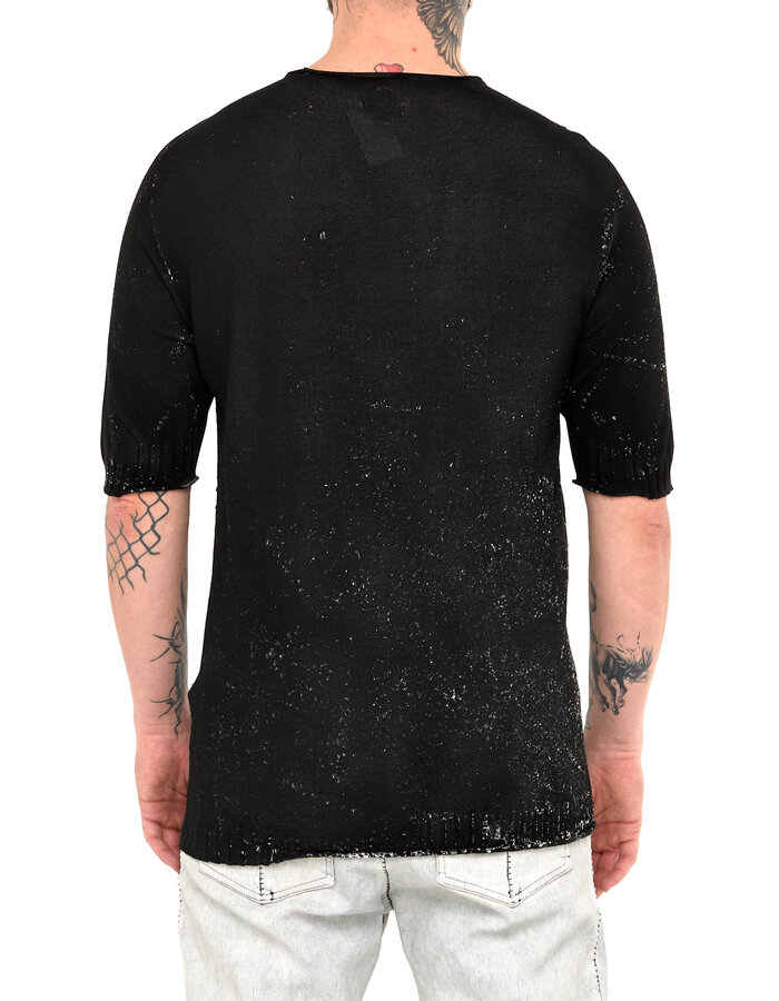 MD75 SILICONE TEXTURED KNIT T-SHIRT
