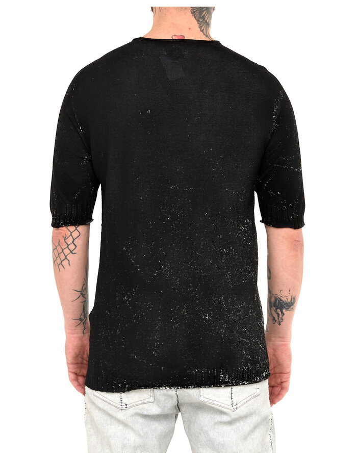 MD75 SILICONE TEXTURED KNIT T-SHIRT