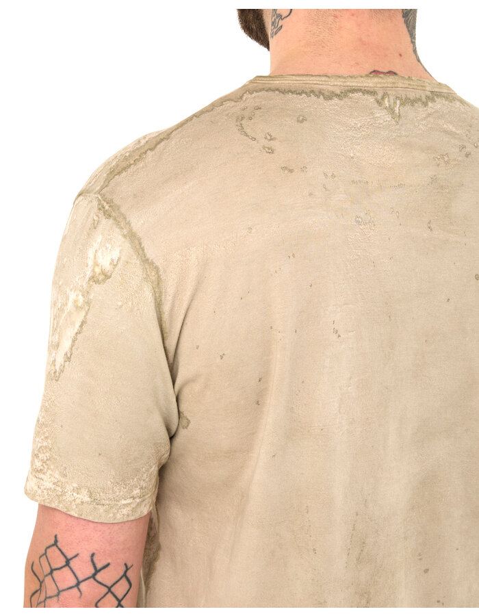 MD75 SALT DYE OFF CENTER HENLEY T-SHIRT