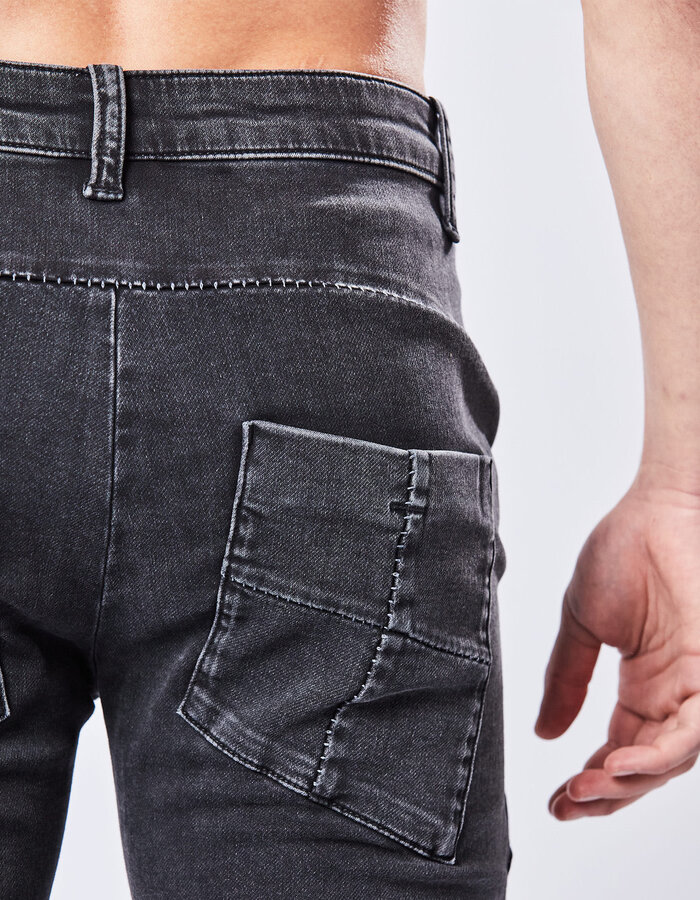 THOM KROM SLIM FIT STRETCH JEAN - GREY
