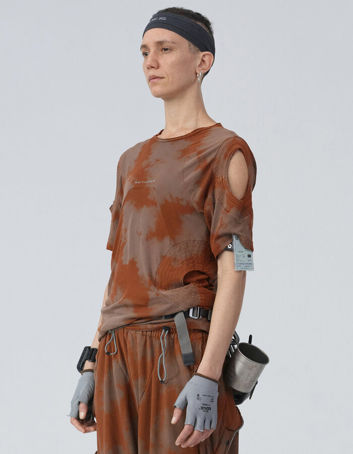 HAMCUS ORBIT OPR / CONVERTIBLE TANK / TEE - AMBER BROWN