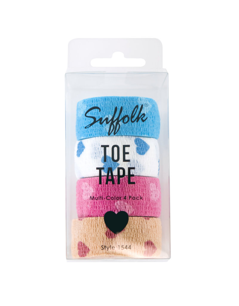 Suffolk 1544 Heart Toe Tape 4 Pack