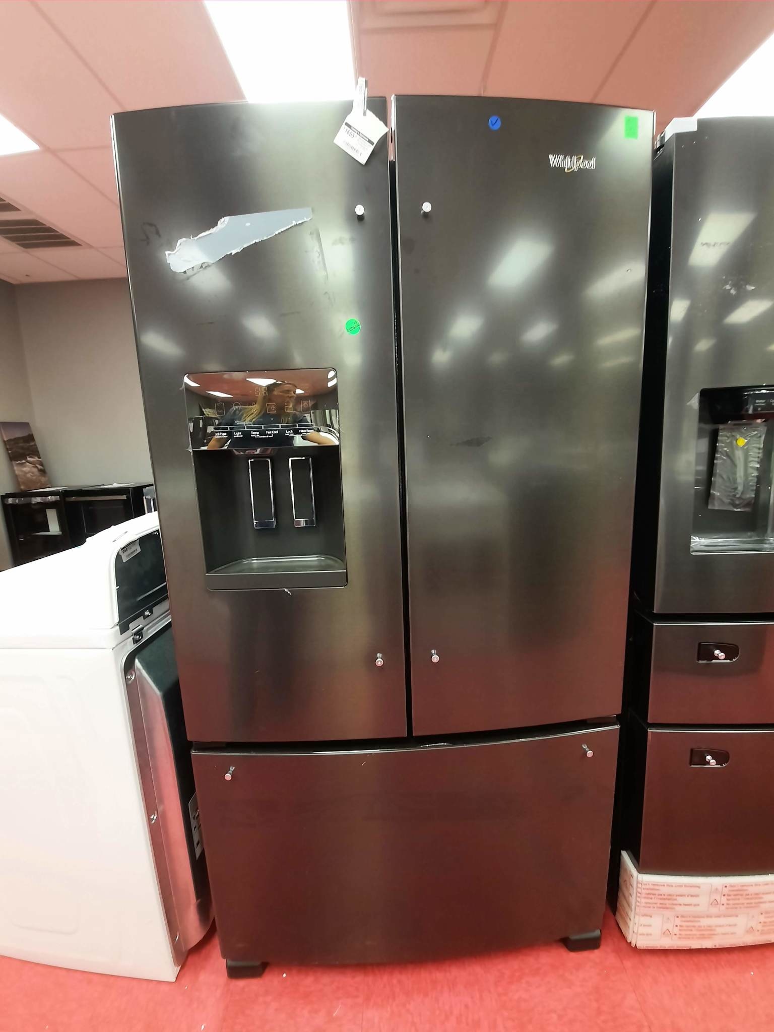 Whirlpool Whirlpool WRF555SDHV  No Frost Multi Dr -FreeStandg Refr Frez - E-STAR, 25 CUFT FRENCH DOOR, EXT ICE AND