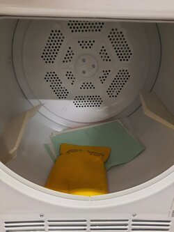 GE *DSKP333ECWW  3.6 cu ft compact eletric dryer