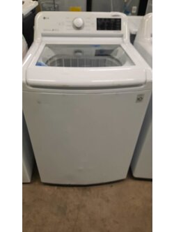 LG LG WT7100CW 4.5-cu ft High Efficiency Top-Load Washer (White