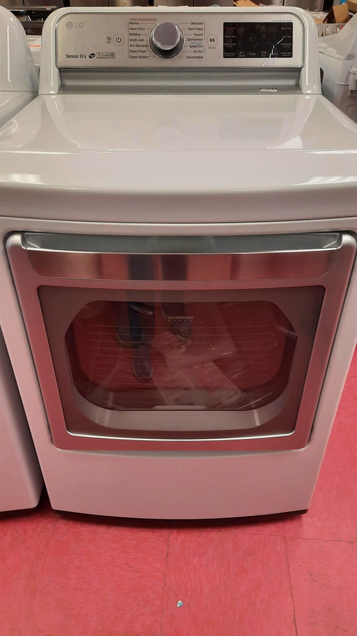 LG *LG  DLEX7800WE  TurboSteam Smart Wi-Fi Enabled 7.3-cu ft Electric Dryer (White