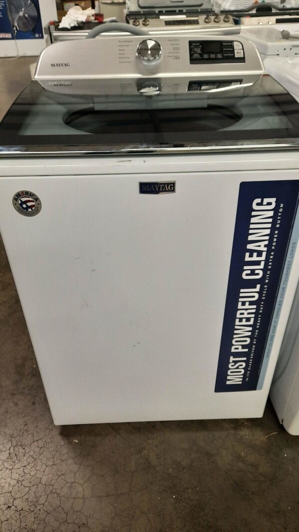 Maytag *MVW6230HW   Smart capable 4.7-cu ft High Efficiency Top-Load Washer (White)