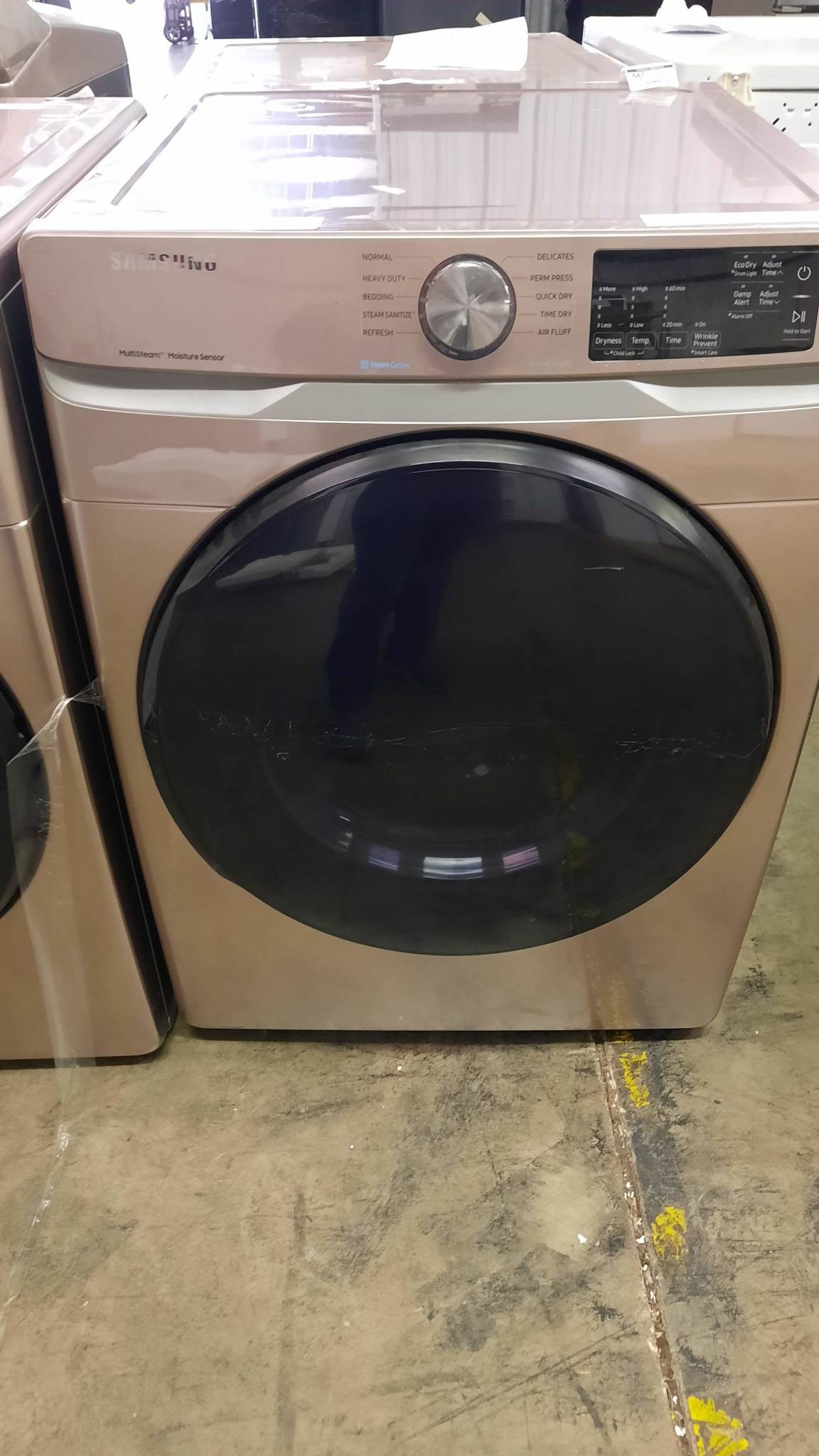Samsung Samsung DVE45R6100C/A3 7.5 cu ft Dryer with steam