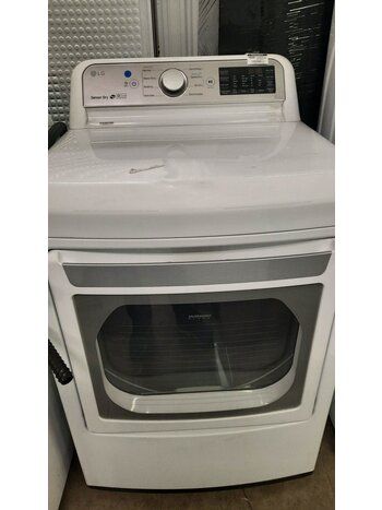 LG LG DLE7300WE 7.3 cu. ft. Large Smart Front Load Electric Vented Dryer with EasyLoad Door & Sensor Dry in Graphite Steel