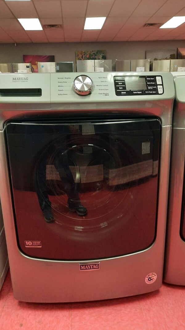 Maytag *MHW5630HC  4.5-cu ft High Efficiency Stackable Steam Cycle Front-Load Washer (Metallic Slate) ENERGY STAR