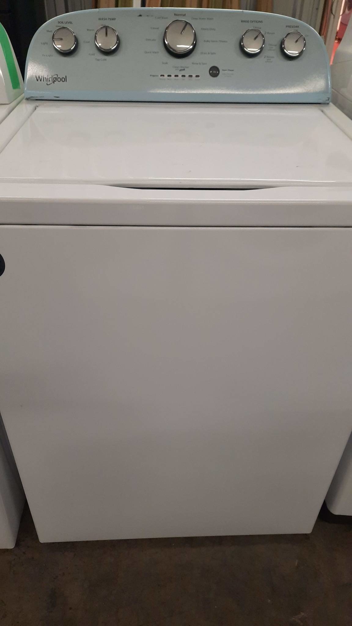 Whirlpool Whirlpool WTW5000DW3 Vertical Axis Washer w/Impeller - 4.3 CU FT, SS WASH BASKET, IMPELLER, DE