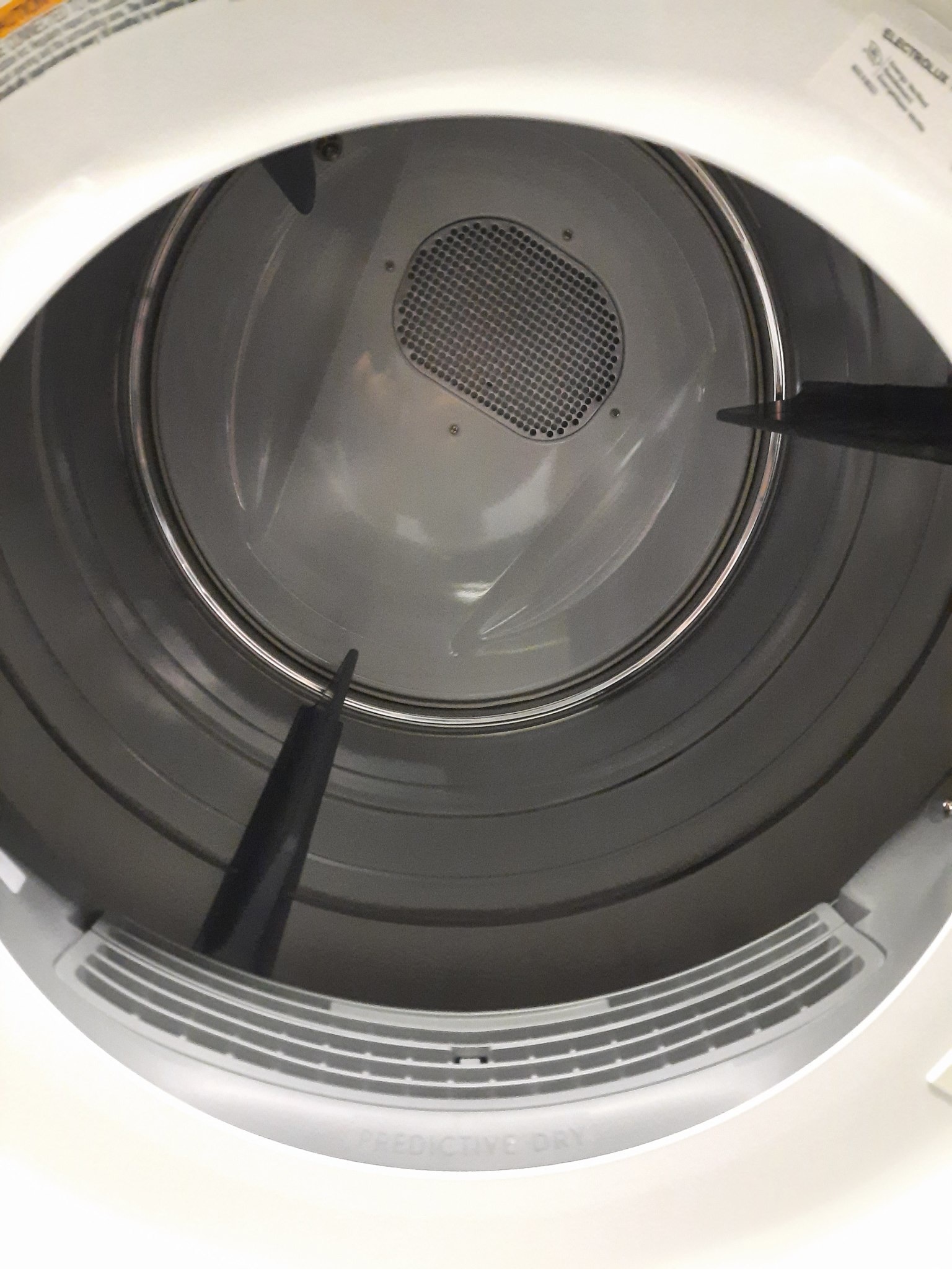 Electrolux Electrolux  EFME627UIW0 8.0 cu. ft. White Electric Dryer with Steam, Predictive Dry, ENERGY STAR