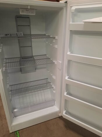 Whirlpool Upright Freezer (WZF34X16DW) - White Whirlpool Upright Freezer (WZF34X16DW) - White