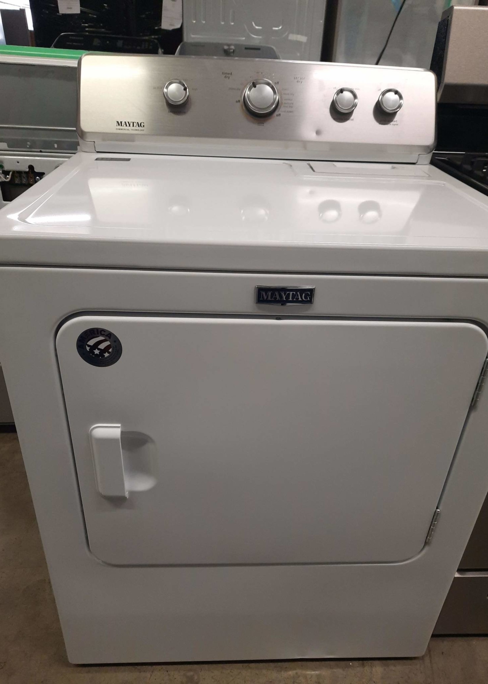Maytag *Maytag  MEDC465HW 7.0 cu. ft. 240-Volt White Electric Vented Dryer with Wrinkle Control