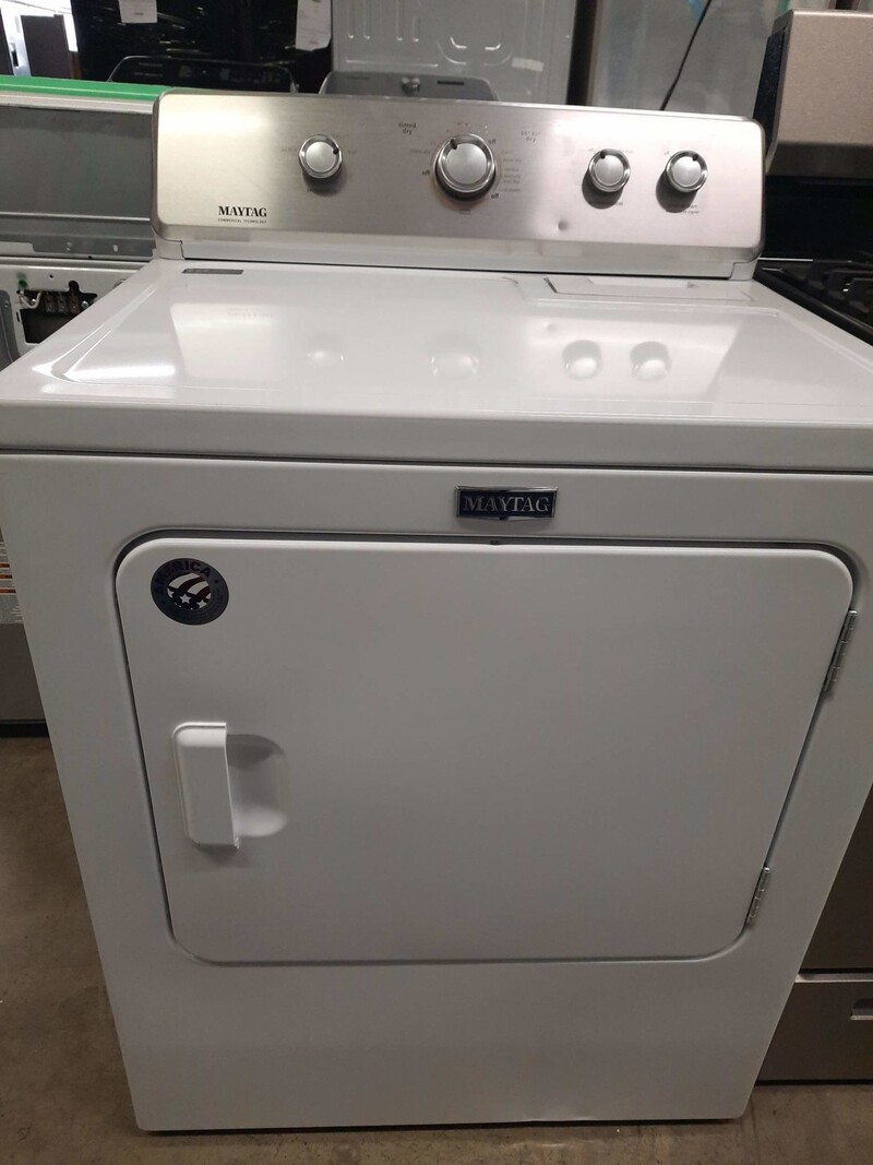 Maytag *MEDC465HW 7.0 cu. ft. 240-Volt White Electric Vented Dryer with Wrinkle Control