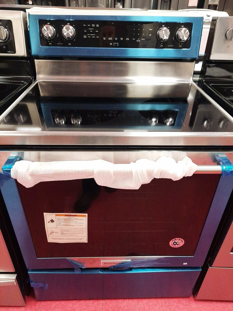 Kitchenaid *KFEG500ESS 6.4 cu. ft. 5 Burner Element Electric Range with Self-Cleaning Convection Oven in Stainless Steel