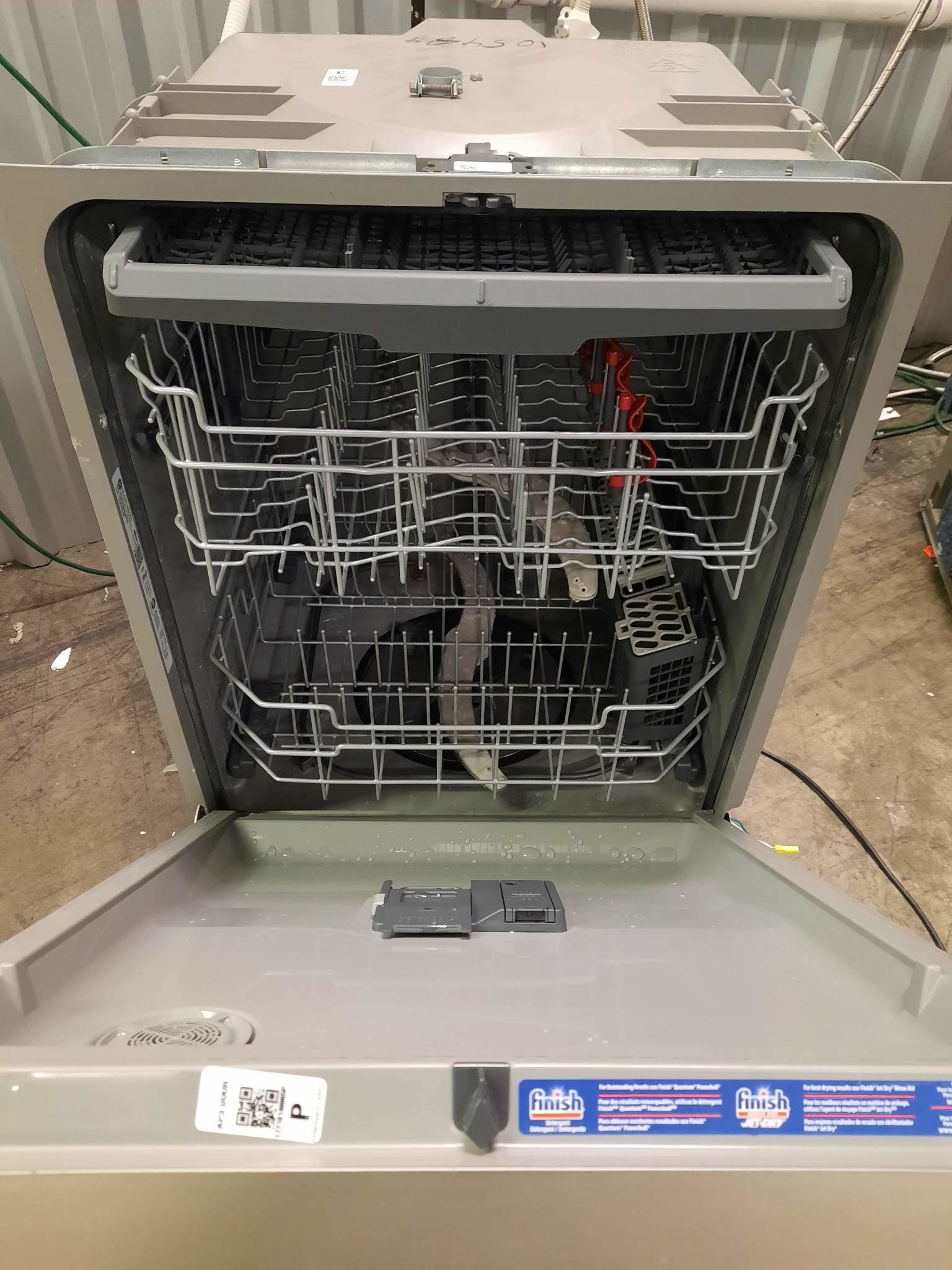 GE GE GDF630PSMSS 24 in. Front Control Tall Tub Dishwasher in Stainless Steel and Steam Prewash, 50 dBA