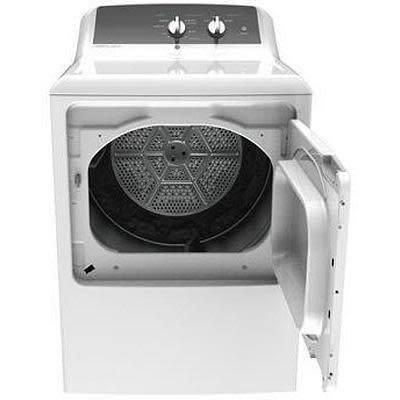 GE *GE Commercial GTX52EASPWB 6.2 cu. ft. Capacity aluminized alloy drum Electric Dryer