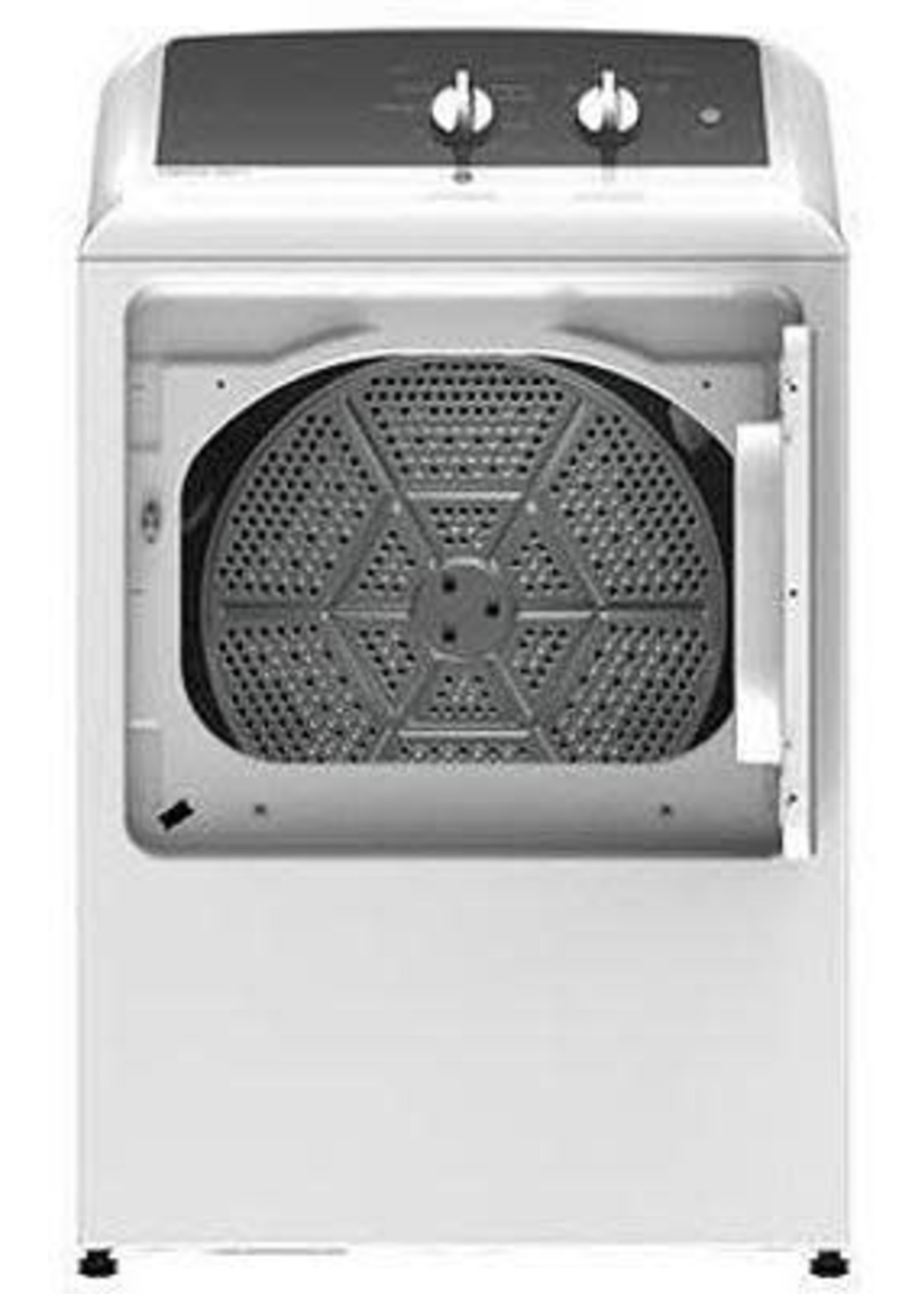 GE *GE Commercial GTX52EASP0WB 6.2 cu. ft. Capacity aluminized alloy drum Electric Dryer